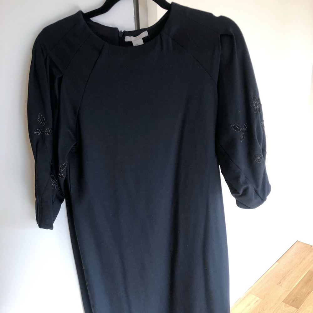 H&M Blue Puff Sleeve Dress - Small